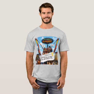 T-shirt Blagues sur les emballages de chewing-gum