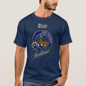 T-shirt Blair Clan Badge & Tartan (Devant)