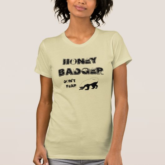 T-shirt Blaireau de miel (Devant)