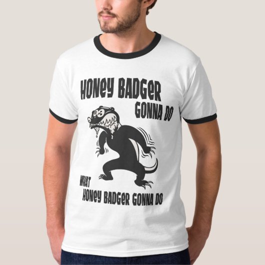 T-shirt Blaireau de miel (Devant)