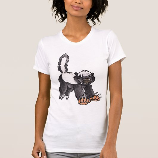 T-shirt Blaireau de miel (Devant)