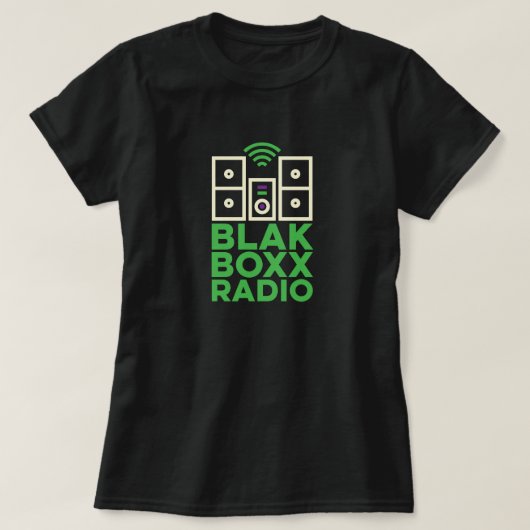 T-shirt BLaKBoXXRadio Tee femmes noires (Design devant)