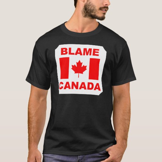 T-shirt Blâme Canada (Devant)