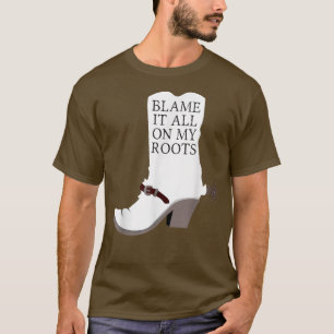 T-shirt Blame It All On My Roots CuteWear at a Concert