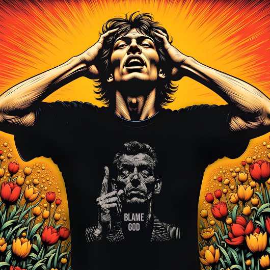 T-shirt Blâmer Dieu