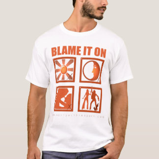 T-shirt Blâmez-le sur la boogie