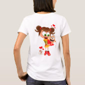 T-shirt Blanc 01 de maman Voli Bebu (la maman aime le (Dos)