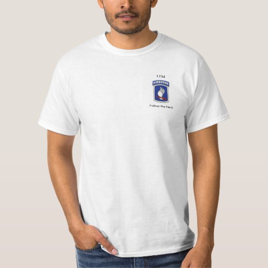 t-shirt blanc 173d en vol suivre le troupeau (Devant)