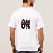 T-shirt blanc à demi-manches (Dos)