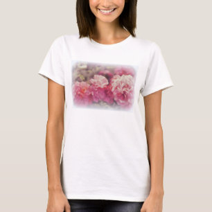 T-shirt blanc à la mode avec la copie peinte de