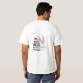 T-shirt blanc à manches courtes (Dos entier)
