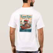 T-shirt blanc à manches courtes (Dos)