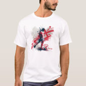 T-shirt blanc anglais. 02 (Devant)