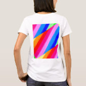 T-shirt blanc aux couleurs (Dos)