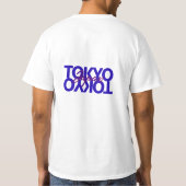 T-shirt blanc avec design esthétique (Dos)
