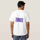 T-shirt blanc avec design esthétique (Dos entier)