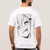T-shirt blanc avec dessin animé (Dos)