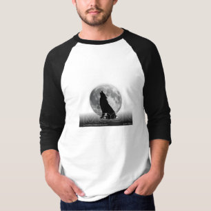 T-shirt blanc avec manches longues noires avec un