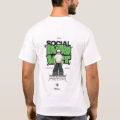 t-shirt blanc avec motif (Dos)