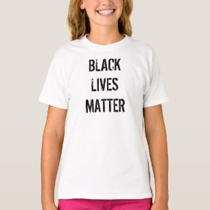 T-Shirt Blanc Black Lives Matter Enfant