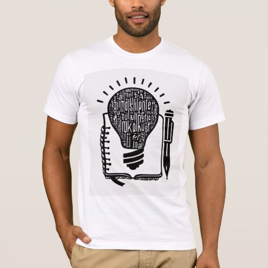 T-shirt blanc classique (Devant)