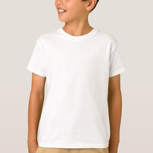 T-shirt Blanc Classique Simple Et Simple Couleur Solide (Devant)