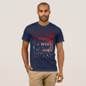 T-shirt Blanc comme neige (Devant entier)