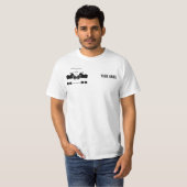 T-shirt Blanc de base de FBAP (logo noir) (Devant entier)