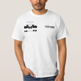 T-shirt Blanc de base de FBAP (logo noir)