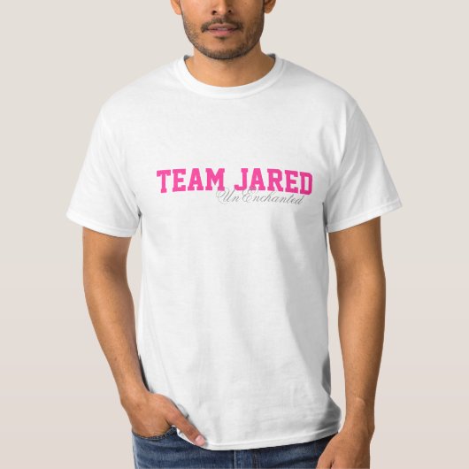 T-shirt Blanc de base de Jared T d'équipe (Devant)