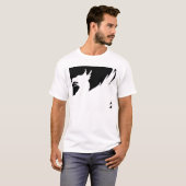 T-shirt Blanc de griffon (Devant entier)