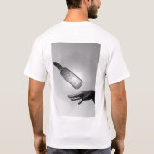 T-shirt blanc de handstall de straightup (Dos)
