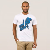 T-shirt Blanc de LA + Dos (Devant entier)