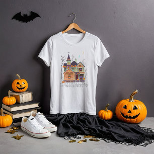T-shirt blanc de la Maison Halloween