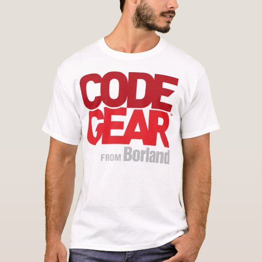 T-shirt blanc de la meilleure qualité de CodeGear (Devant)