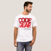 T-shirt blanc de la meilleure qualité de CodeGear (Devant entier)