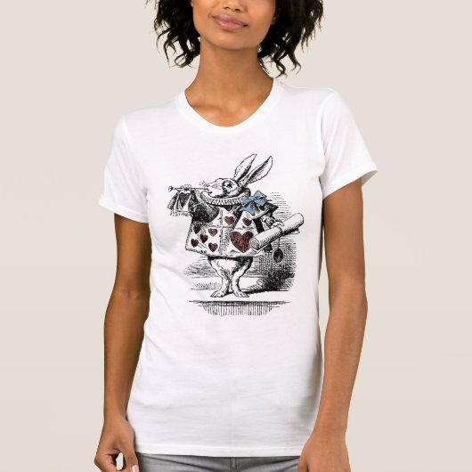 T-shirt blanc de lapin (Devant)