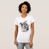 T-shirt blanc de lapin (Devant entier)