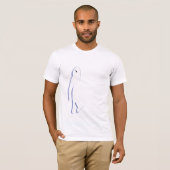 T-shirt blanc de lièvres (Devant entier)