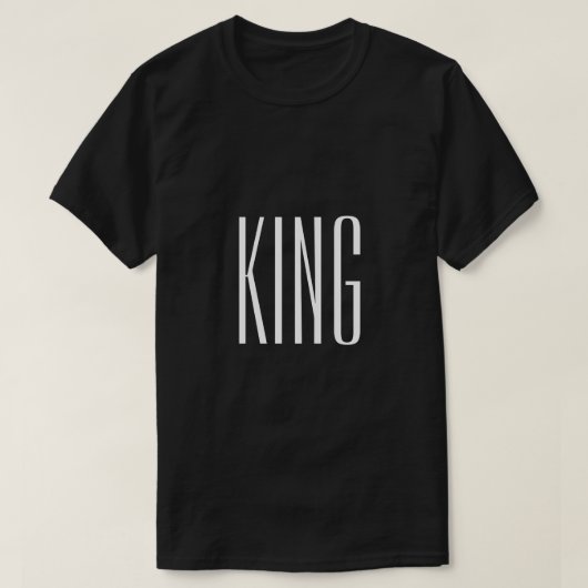 T-shirt blanc de noir des textes de lion (Design devant)