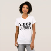 T-shirt blanc de reine de la RDA (Devant entier)