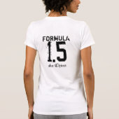 T-shirt blanc de skakokasi de formule d'ulavale (Dos)