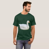 T-shirt blanc Emden Goose (Devant entier)