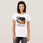 T-shirt blanc EN POLYSOMNOGRAPHIE DE LABORATOIRE (Devant entier)