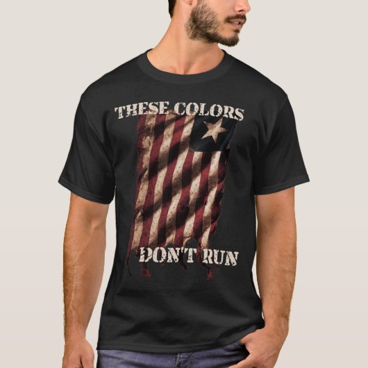 T-shirt BLANC ET BLEU ROUGE PATRIOT DRAPEAU (Devant)