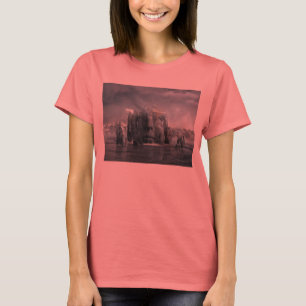 T-shirt blanc fait sur commande de style de la