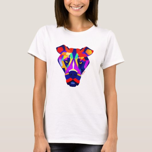 T-shirt blanc femmes Alexander's Dog (Devant)