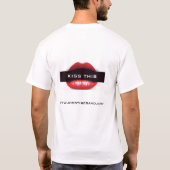 T-shirt Blanc formel heureux de claque (Dos)