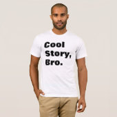 T-shirt Blanc frais d'histoire (Devant entier)