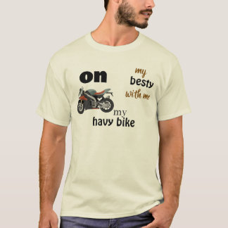 t-shirt blanc hash avec moto de course